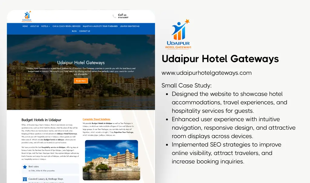 Udaipur Hotel Gateways