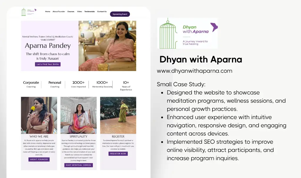Dhyan with Aparna