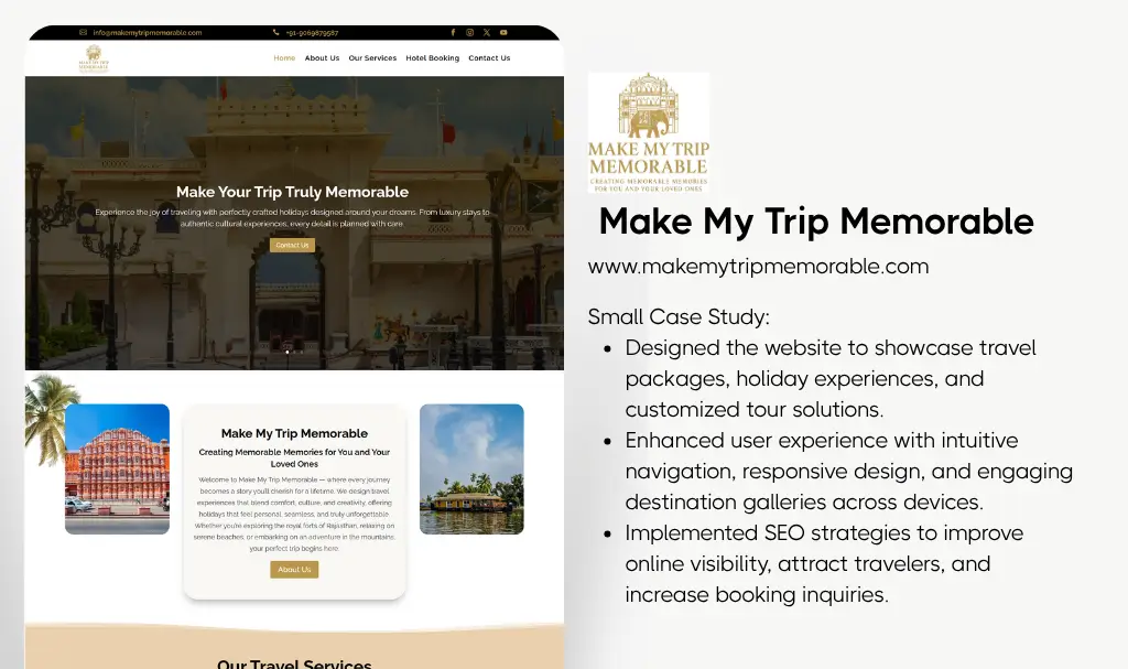 Make My Trip Memorable