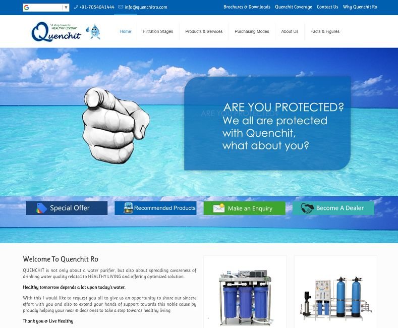 Best Water RO Manufacturer Website Design Company