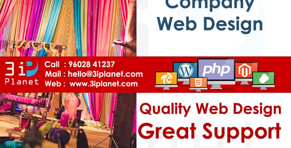 Event Management Company Website Design