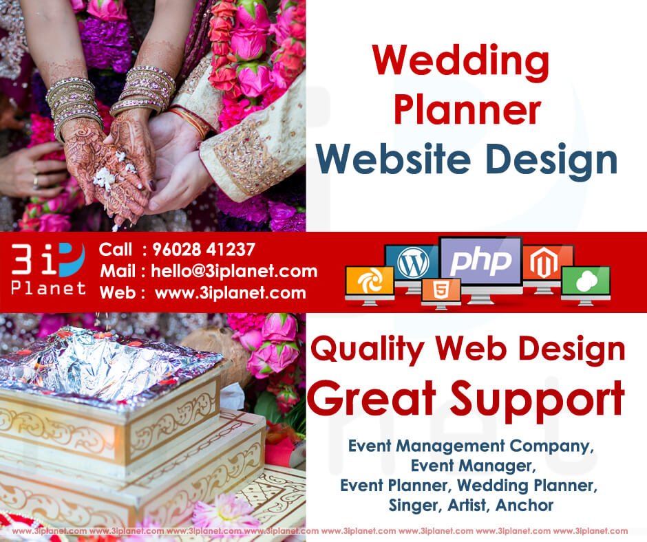 Wedding Planner Website Design