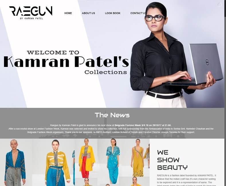 Fashion Designer Website Design Company