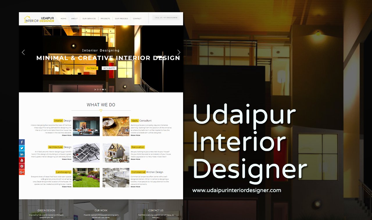 Interior Designer Website Design Company Udaipur, Rajasthan, India | 3i ...