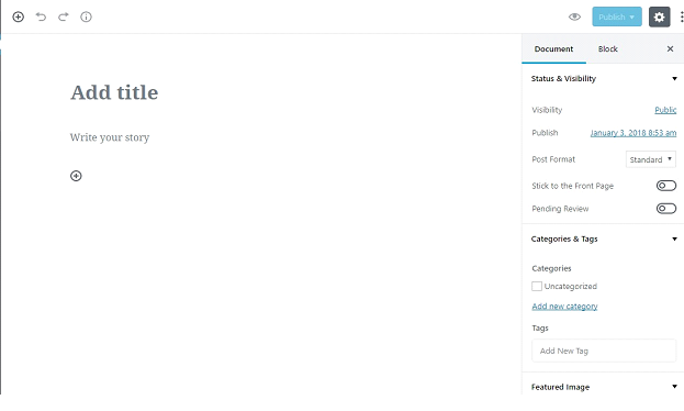 Gutenberg-editor-wordpress