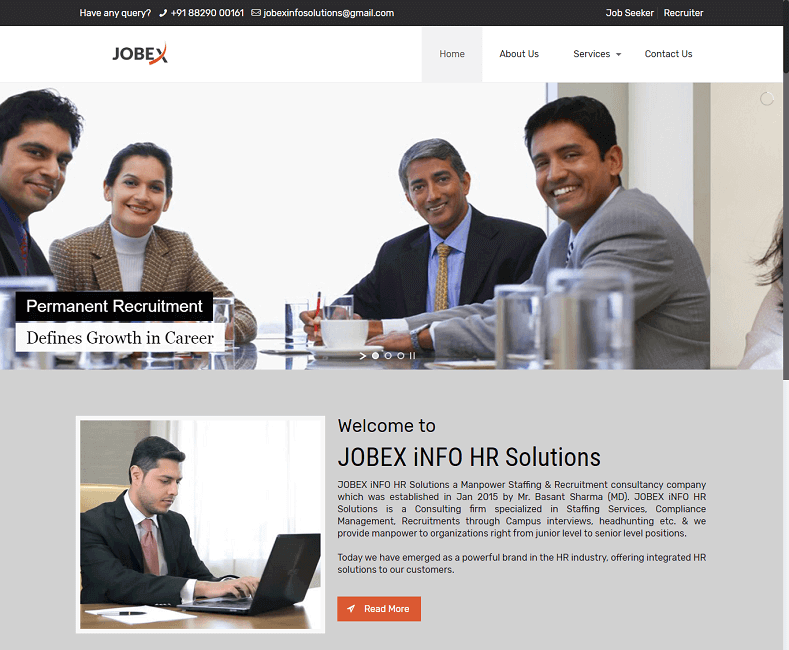 hr solutions website designer udaipur rajasthan india