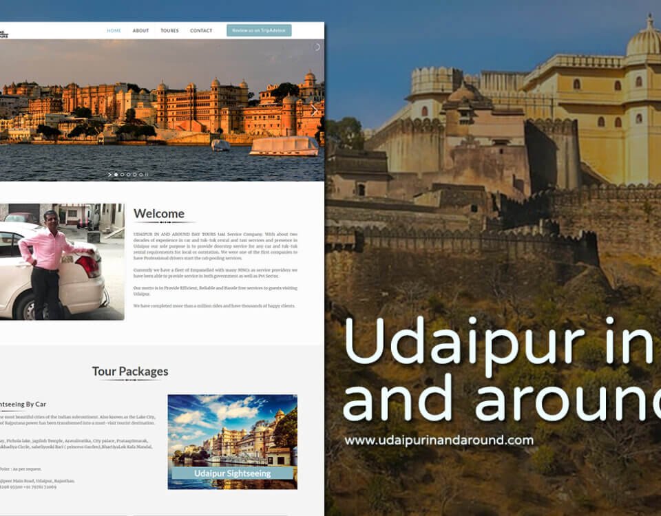 tours planner website deign company
